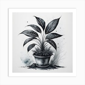 Potted Plant Art Print