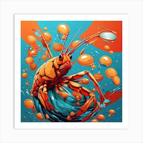 Crawfish 12 Art Print