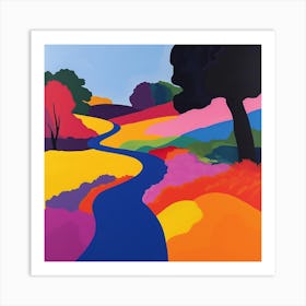 Abstract Park Collection Hampstead Heath London 6 Art Print