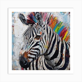 Zebra time Art Print