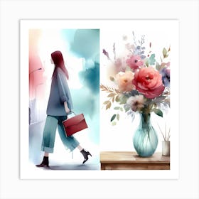 Watercolor Painting 10 Art Print