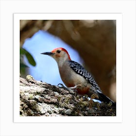 Woodpecker Bird Art Print