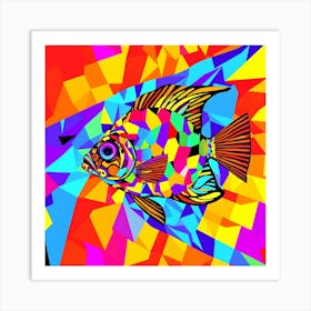 Abstract Fish 3 Art Print