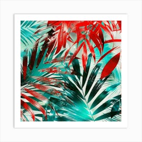 Tropical Leaves 74 Art Print