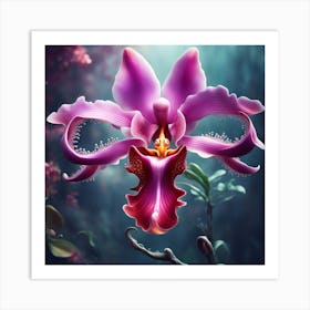 Orchid Flower Art Print