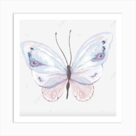 Butterfly Png And Psd Art Print