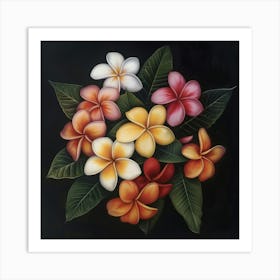 Hawaiian Flowers Art Print