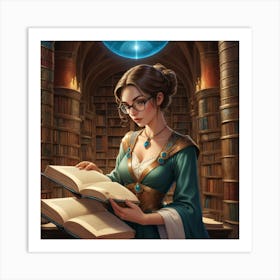 The Young Librarian 67 Art Print