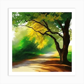 Tree In The Forest 15 Art Print