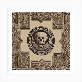 Skull And Crossbones 1 Art Print