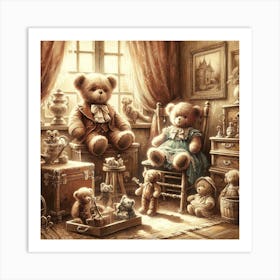 Teddy Bears Art Prints Art Print
