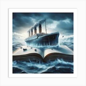 Titanic ship 1 Art Print