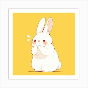 Cute Bunny Art Print