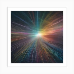 Abstract Space Background 16 Art Print