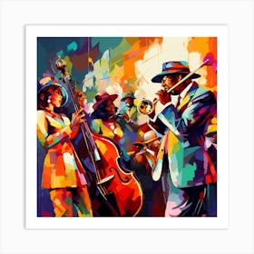 Jazz Musicians 8 Art Print