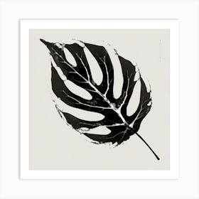 Monster Leaf Art Print