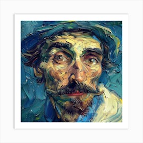 Portrait Of A Man 1 Art Print