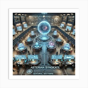 A Research Development Labs Asterian Syndicate 1024 Art Print