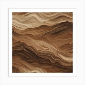 Wavy Texture Art Print