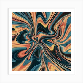 Abstract Swirl Pattern 2 Art Print