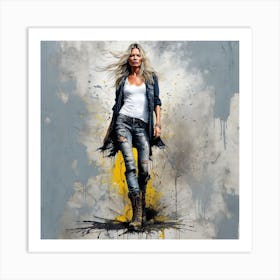 Kate Moss 1 Art Print