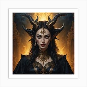 Demon Woman Art Print