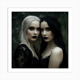 Gothic Women 4 Art Print