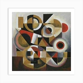 Abstract Painting Cubismo Abstract 7 Art Print