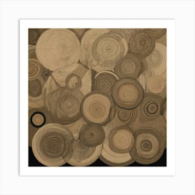 'Circles' Art Print