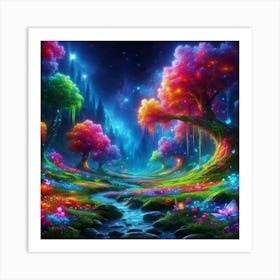 Fairy Forest 1 Art Print