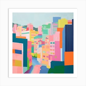 Abstract Travel Collection Tokyo Japan 3 Art Print