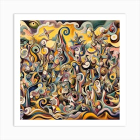 Abstract Painting Art Print