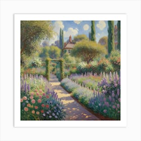 Garden Path 2 Art Print