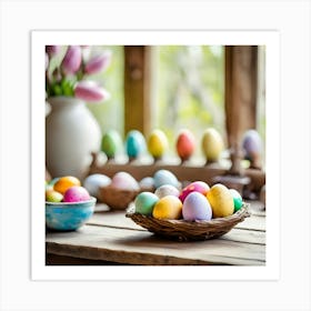 Easter Eggs 7 Art Print