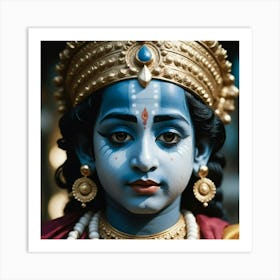 Lord Krishna 4 Art Print