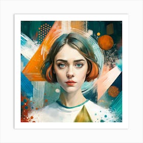 Portrait Of A Girl 2 Art Print