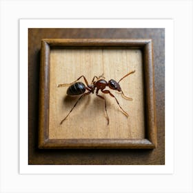 Ant In A Frame 2 Art Print