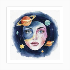 Saturn Canvas Art Art Print