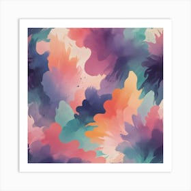 Abstract Watercolor Painting 36 Art Print