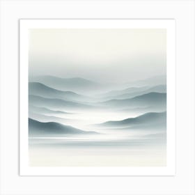 Chinese Landscape Painting Art Print