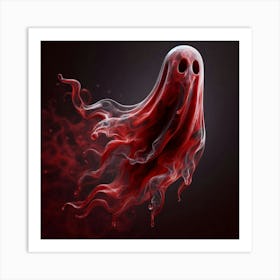 Ghost In Blood 5 Art Print