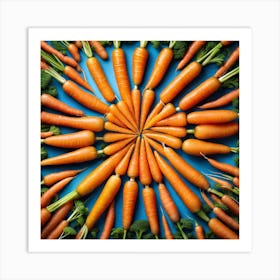 Frame Created From Carrots And Nothing In Center Miki Asai Macro Photography Close Up Hyper Detai (6) Art Print