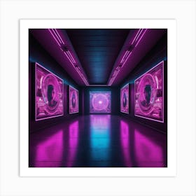 Neon Art Art Print