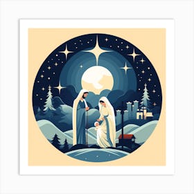 Nativity Scene 23 Art Print