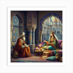 Islamic Arabic Painting37 Art Print