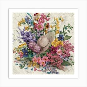 A Stunning Floral Still Life Illustration Featurin Jmflvxfzsaommkflt2y6 W Eqdhg2foqqozofq K6diqq Art Print