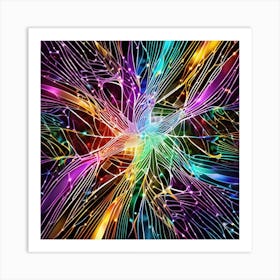 Abstract Fractal 11 Art Print