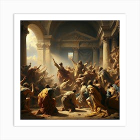 Crucifixion Of Jesus Art Print