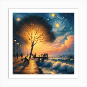 Starry Night 16 Art Print