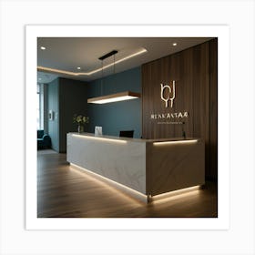 Reception Desk 1 Art Print